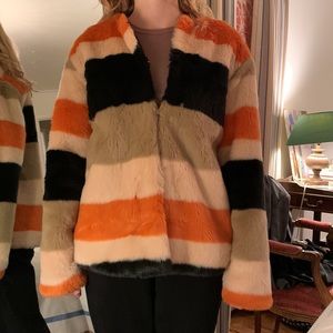 ZARA Faux fur jacket
